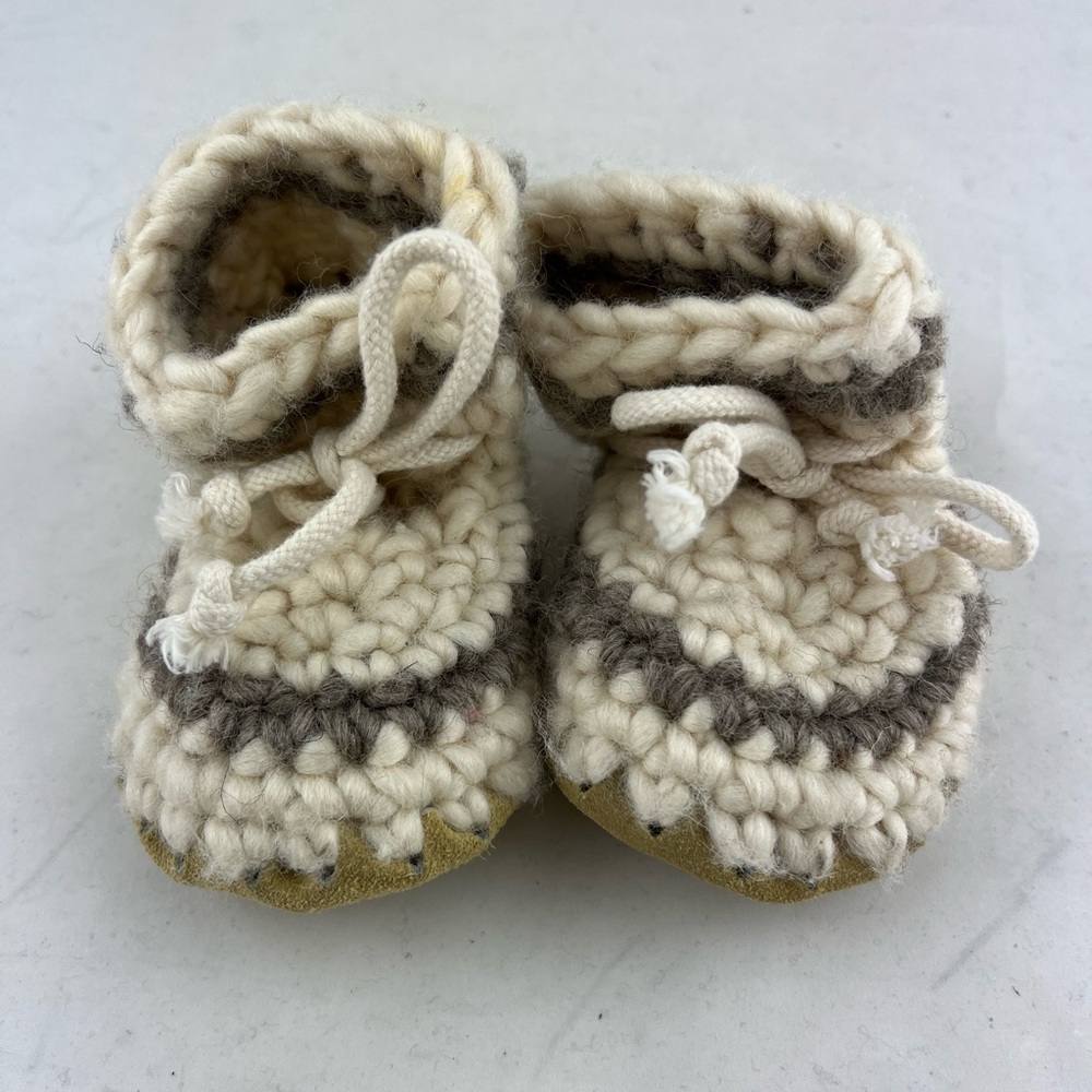 Infant Size Knit Slippers